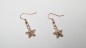 Preview: Seestern Ohrringe rosegoldfarben starfish